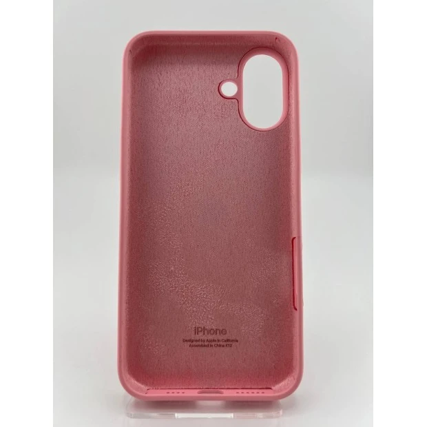 Силикон Original Round Case Apple iPhone 16 Plus (36) Candy Pink