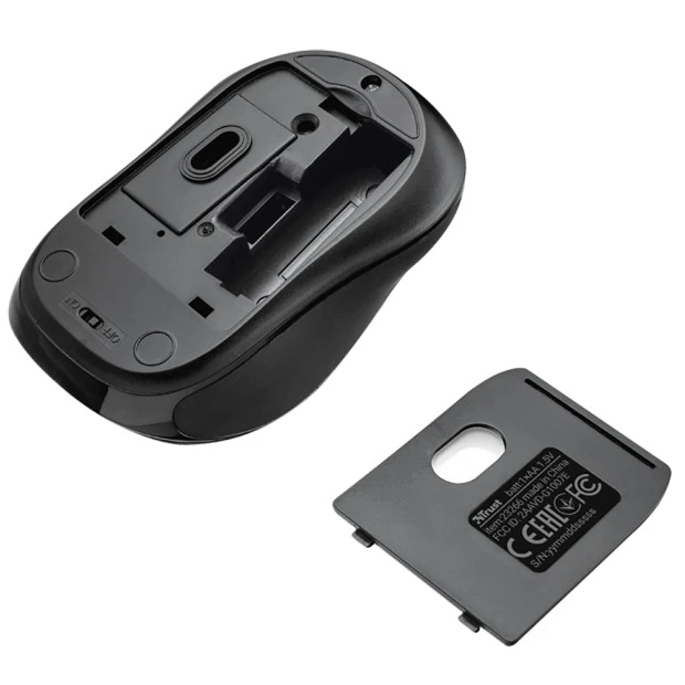 Мышь беспроводная Wireless Trust Siero Silent Click (Чёрный)