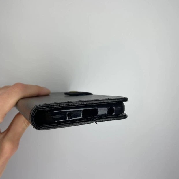 Leather Book Case for Xiaomi Redmi A2  /  A1 (Black)