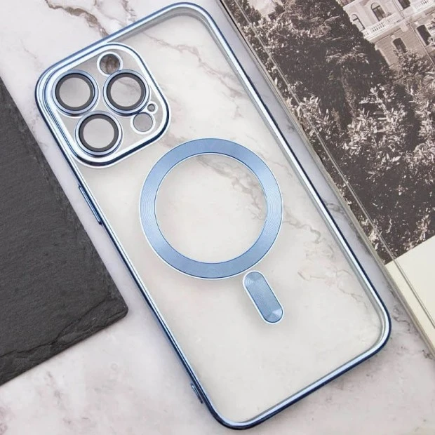 Чохол UMKU Shining з MagSafe для Apple iPhone 16 Pro Max (Sierra Blue)