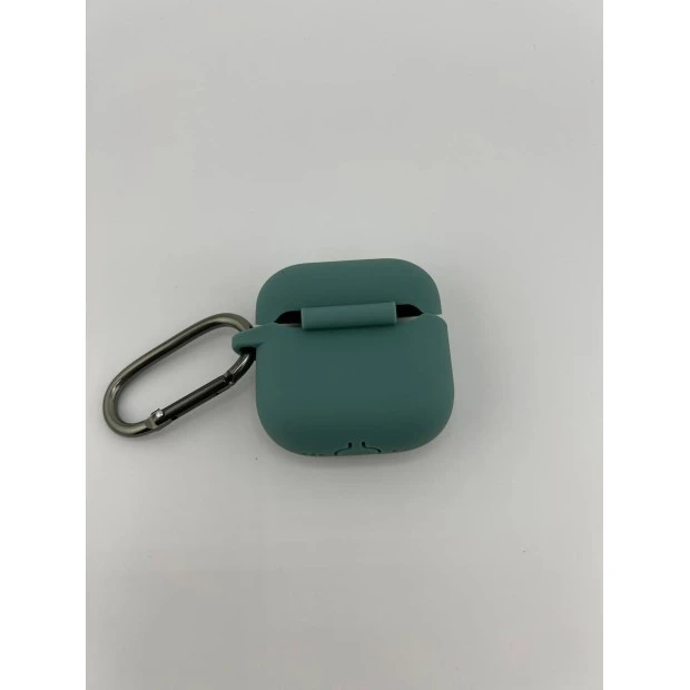 Чехол для наушников Full Silicone Case Apple AirPods 4 (55) Blackish Green