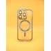 Чехол UMKU Shining с MagSafe для Apple iPhone 15 Pro (Sierra Blue)