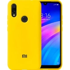 Силикон Original 360 Case Logo Xiaomi Redmi 7 (Жёлтый)