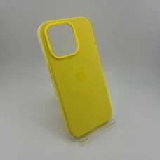 Чехол Silicone Case with MagSafe Apple iPhone 14 (Canary Yellow)