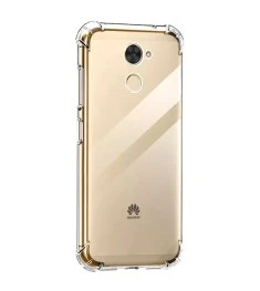 Силіконовий 3D чохол для Huawei Y7 Prime (2017) (Прозорий)