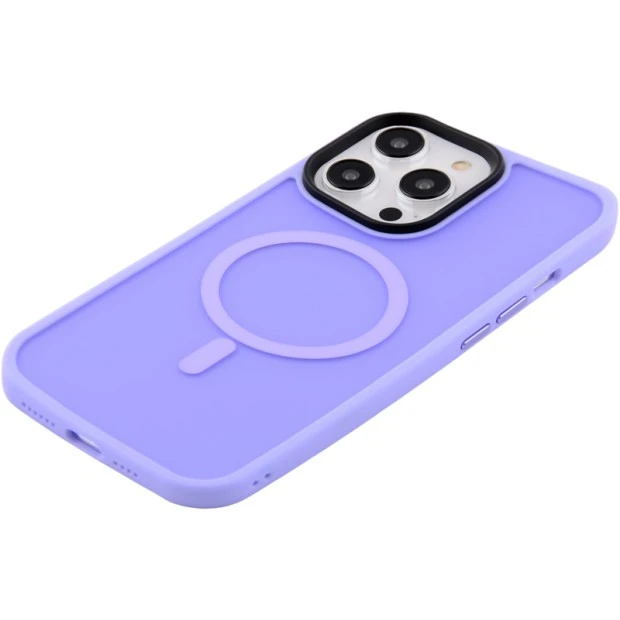 Чохол WAVE Matte Insane Case з MagSafe для iPhone 14 Pro Max (Світло-фіолетовий)