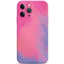 Силикон WAVE Watercolor Case iPhone 11 Pro (pink/purple)