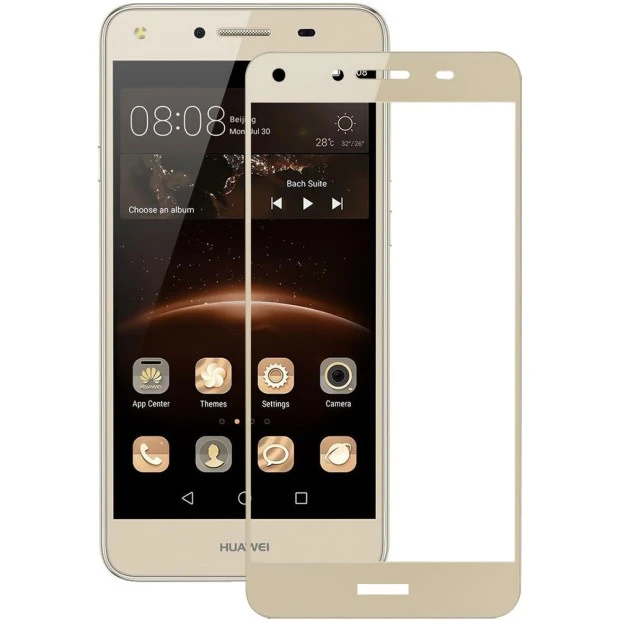 Стекло 3D Huawei Y5 (2017) Gold