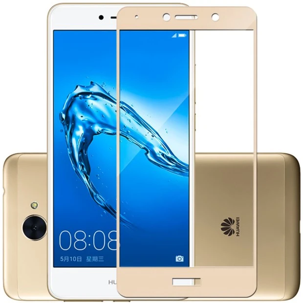Стекло 3D Huawei Y7 (2017) Gold