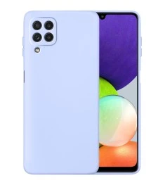 Силикон Original 360 Case Samsung Galaxy A22 (ShutCam) (Фиалковый)