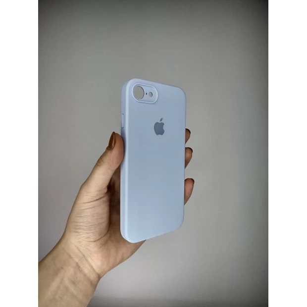 Силіконовий чохол Original Square RoundCam для Apple iPhone 7  /  8  /  SE (15) Ліловий.