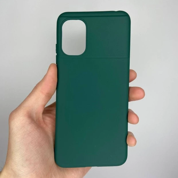Силикон iNavi Color Xiaomi Poco M5 (Тёмно-зелёный)