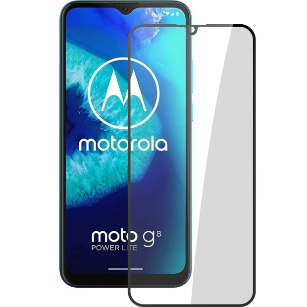 Защитное стекло 5D Japan HD Motorola G8 Power Lite Black