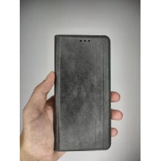 Чехол-книжка Leather Book Xiaomi Redmi 9 (Серый)