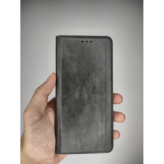 Чехол-книжка Leather Book Xiaomi Redmi 9 (Серый)