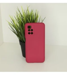 Силикон Original ShutCam Xiaomi Redmi 10 (Вишнёвый)