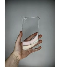 Силікон 6D Apple iPhone XS Max (ShutCam) (Прозорий)