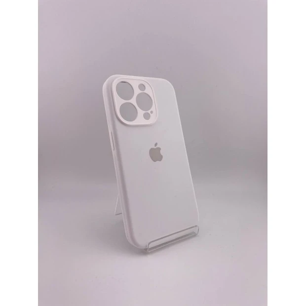 Силіконовий чохол Original RoundCam для Apple iPhone 15 Pro (06) Білий