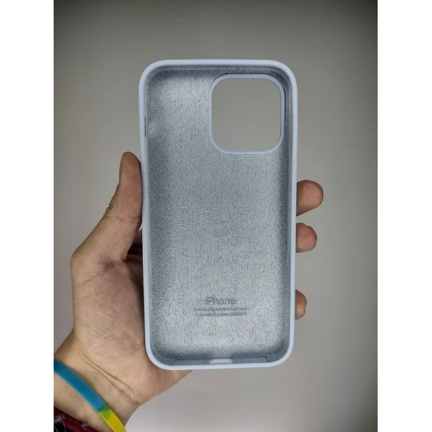 Силикон Original Round Case Apple iPhone 14 Pro Max (15) Lilac