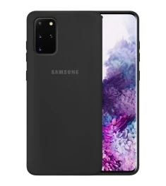 Силикон Original 360 Case Logo Samsung Galaxy S20 Plus (Чёрный)