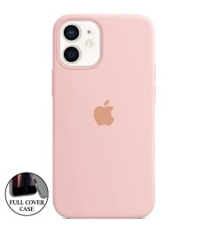 Силіконовий чохол Original Round для Apple iPhone 12 Mini (08) Рожевий пісок