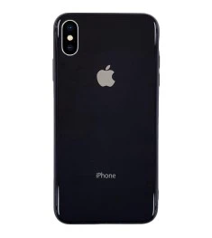 Накладка Premium Glass Case Apple iPhone X / XS (черный)