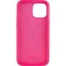Силіконовий оригінальний круглий чохол для Apple iPhone 13  /  14 (31) рожевий Barbie