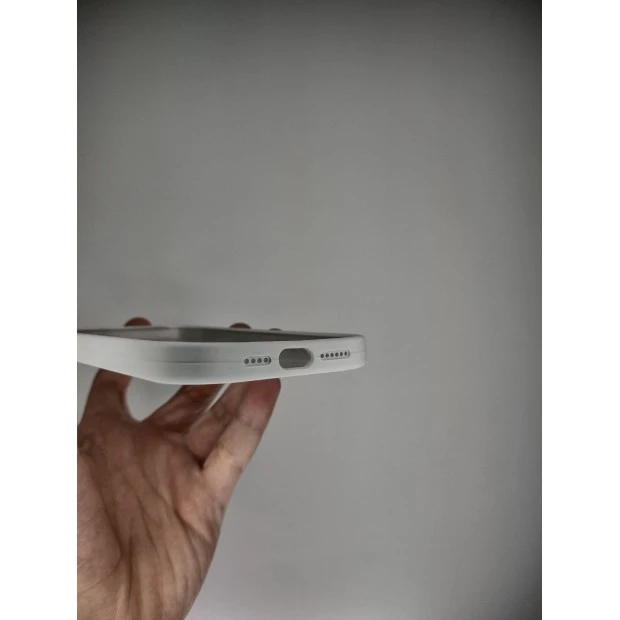Силикон Original Round Case Apple iPhone 14 Pro Max (06) White