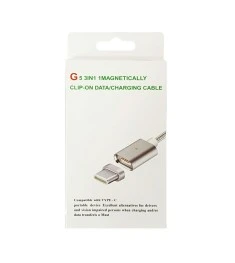 USB-кабель Clip-ON Magnetic (Type-C) (Чёрный)