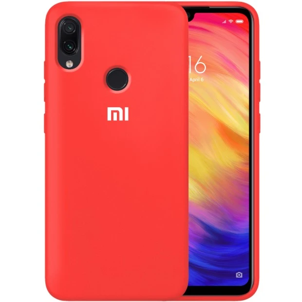Силикон Original 360 Case Logo Xiaomi Redmi Note 7 (Красный)