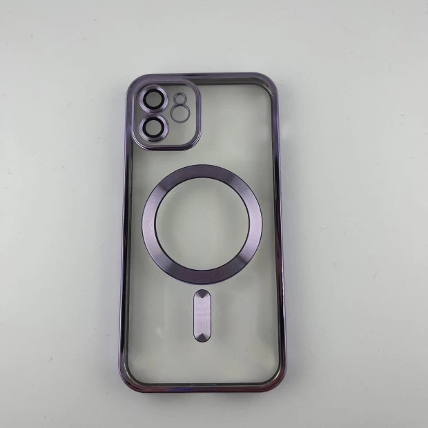 Футляр UMKU Shining with MagSafe для Apple iPhone 12 (Фіолетовий)