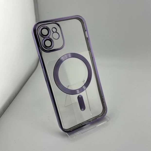 Футляр UMKU Shining with MagSafe для Apple iPhone 12 (Фіолетовий)