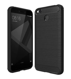 Силикон Polished Carbon Xiaomi Redmi 4x (Черный)