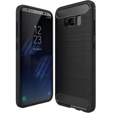 Силикон Polished Carbon Samsung Galaxy S8 (Чёрный)