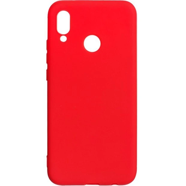 Силиконовый чехол iNavi Color Huawei P20 Lite (красный)