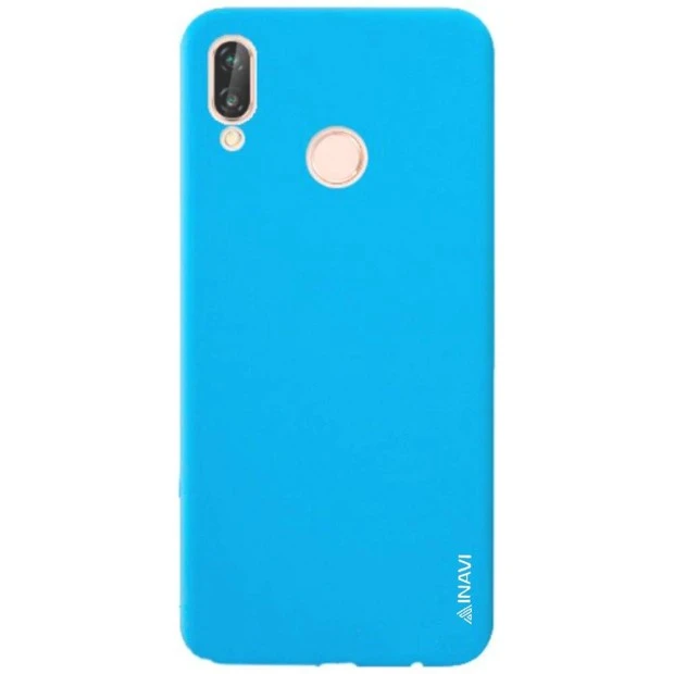 Силиконовый чехол iNavi Color Huawei P20 Lite (голубой)