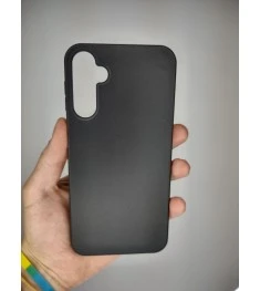 Силіконовий графітовий чохол для Samsung Galaxy A24 (Чорний)