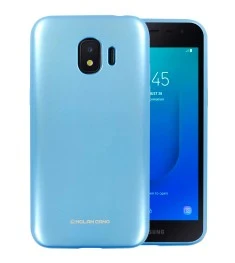 Силикон Molan Shining Samsung Galaxy J2 (2018) J250 (Светло-голубой)