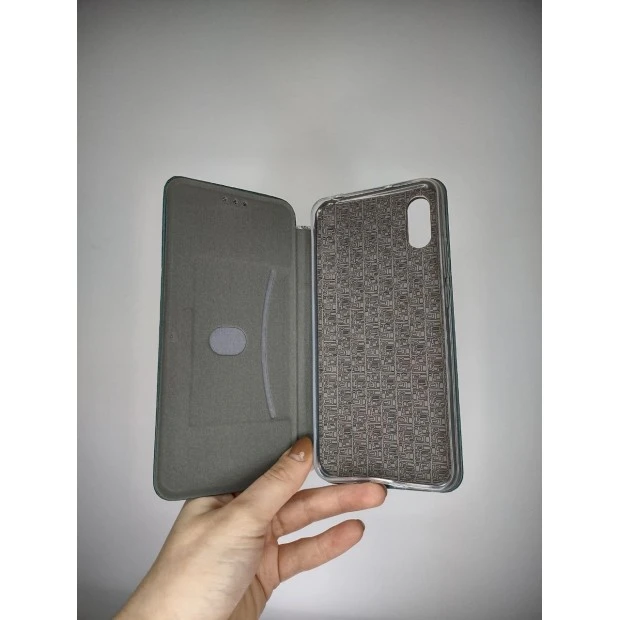 Чехол-книжка Оригинал Lite Xiaomi Redmi 9A (Тёмно-зелёный)