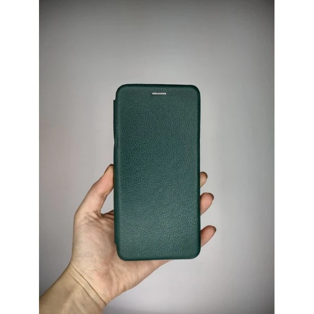 Чехол-книжка Оригинал Lite Xiaomi Redmi 9A (Тёмно-зелёный)