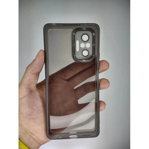 Накладка Totu Metal Frame Xiaomi Redmi Note 10 Pro / Note 10 Pro Max (Чёрный)