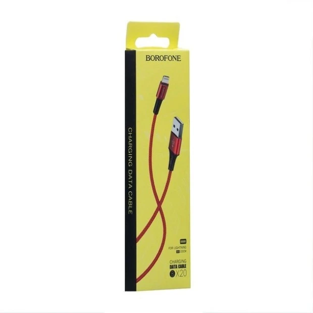 USB-кабель Borofone BX20 (Lightning) (Червоний)
