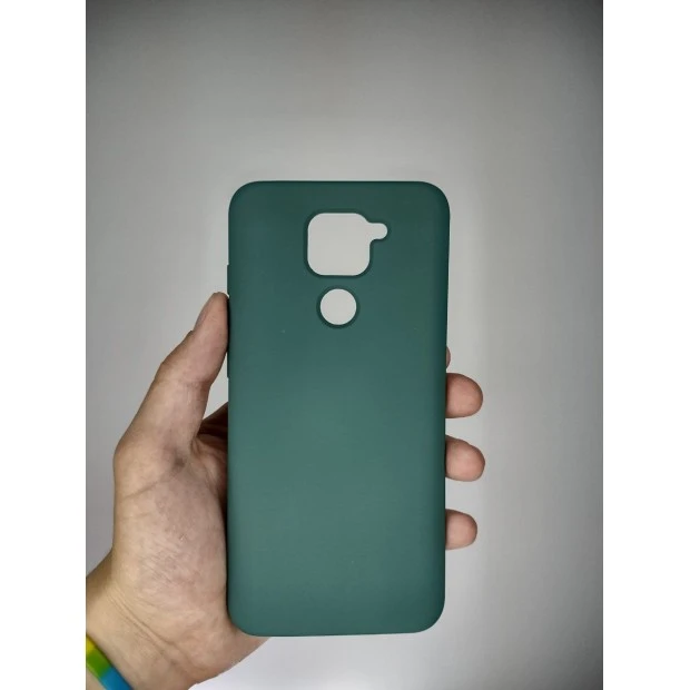 Силикон Original 360 ShutCam Case Xiaomi Redmi Note 9 / Redmi 10X (Тёмно-зелёный)