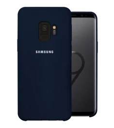 Силикон Original Case Samsung Galaxy S9 (Тёмно-синий)