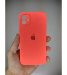 Силіконовий чохол Original Square RoundCam для Apple iPhone 11 (50), кораловий