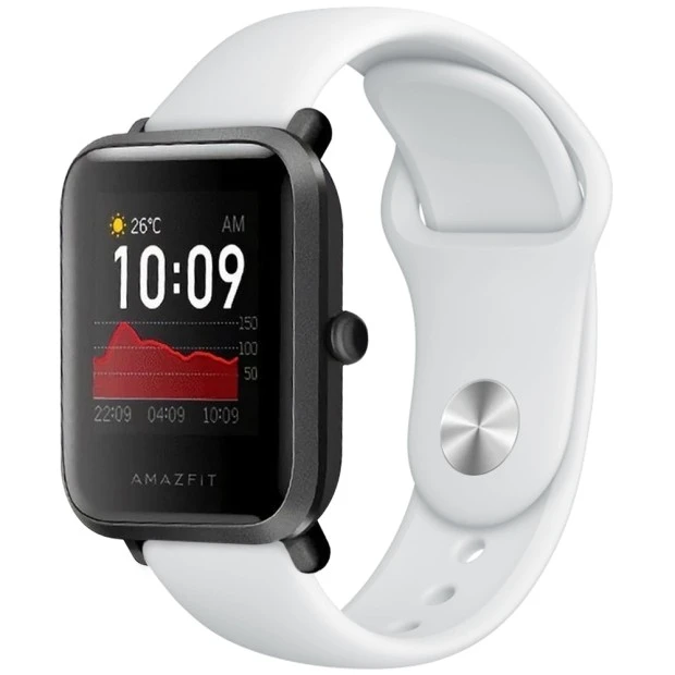 Ремешок Original Design Xiaomi Amazfit Bip 20мм (Simple Lock) (Белый)