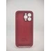 Силіконовий Original RoundCam чохол для Apple iPhone 14 Pro Max (57) Марсала
