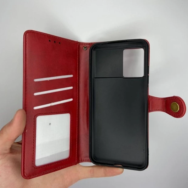 Leather Book Gallant Case for Xiaomi Poco M5 (Red)