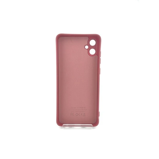 Силікон оригінальний Samsung Galaxy A05 (ShutCam) (Бордовий)