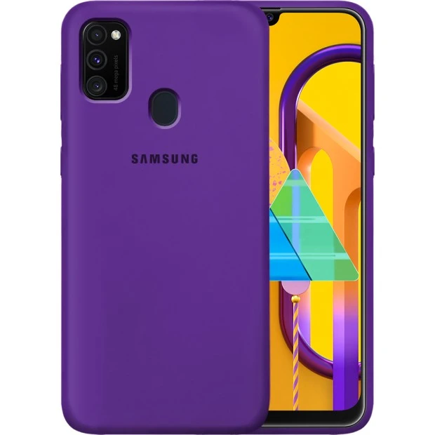 Силикон Original 360 Case Logo Samsung Galaxy M30s (2019) (Фиолетовый)